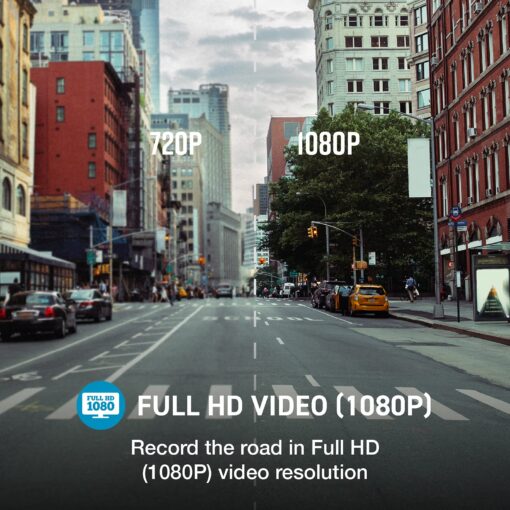 Escort M2 Smart Dash Cam – 1080P Full HD Video Dash Cam, Incident Reports, Parking Mode, Drive Smarter App, Wi-Fi & GPS, 16GB Micro SD Card, Compatible with MAX 360c, MAX 360 - Image 6