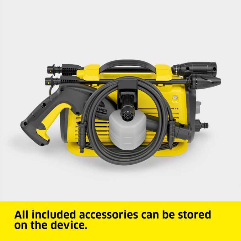 Kärcher Pressure Washer K 3 Horizontal FJ, Vario Power Spray Wand, Dirt Blaster, Foam Cannon -for Cars, Decks, Driveways, Siding, Patios, max. 2100 PSI 1.45 max. GPM - Image 3