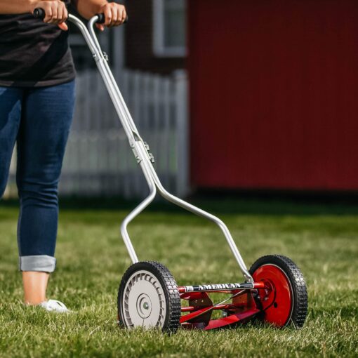 American Lawn Mower 5-Blade Push Reel Lawn Mower and Worx GT3.0 20V PowerShare 12" String Trimmer & Edger - Image 5