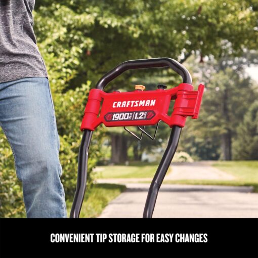 CRAFTSMAN Electric Pressure Washer, Cold Water, 1900 -PSI, 1.2-GPM, Corded (CMEPW1900) - Image 9