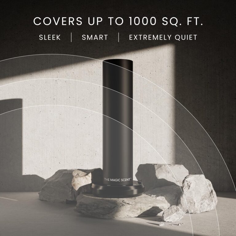 The Magic Scent Bluetooth Diffuser Home & Office - Smart Ultra-Quiet Home & Hotel Diffuser Machine - Waterless Cold-Air Programmable Professional Diffusers for Essential Oils - Aroma Oil Included - Image 4