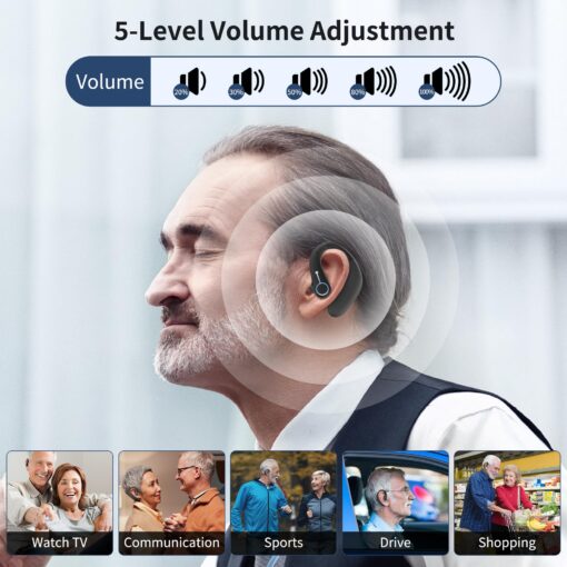 WASOCA Hearing Aids for Seniors, Hearing Aids Rechargeable with Bluetooth, Hearing Aid APP Control, Hearing Amplifier for The Hearing Loss, Hearing Your Voice. FSA or HSA Eligible - Image 3