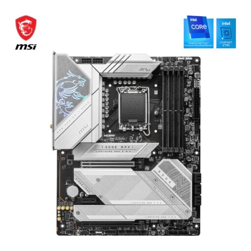 MSI MPG Z790 Edge TI MAX WiFi Gaming Motherboard (Supports 12th/13th Gen Intel Processors, LGA 1700, DDR5, PCIe 5.0, M.2, 2.5Gbps LAN, USB 3.2 Gen2, Wi-Fi 7, ATX) - Image 7
