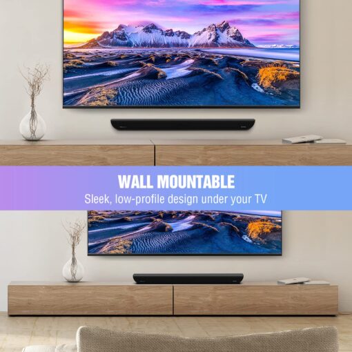 OXS S5 Sound bar for TV with HDMI eARC, Dolby Atmos 3.1.2 Built-in Subwoofer, Center Speaker, Bluetooth & Multi Wired Connection, 5 EQ, 4K HDR Passthrough, 230W, Home Theater Audio Wall Mounted - Image 2