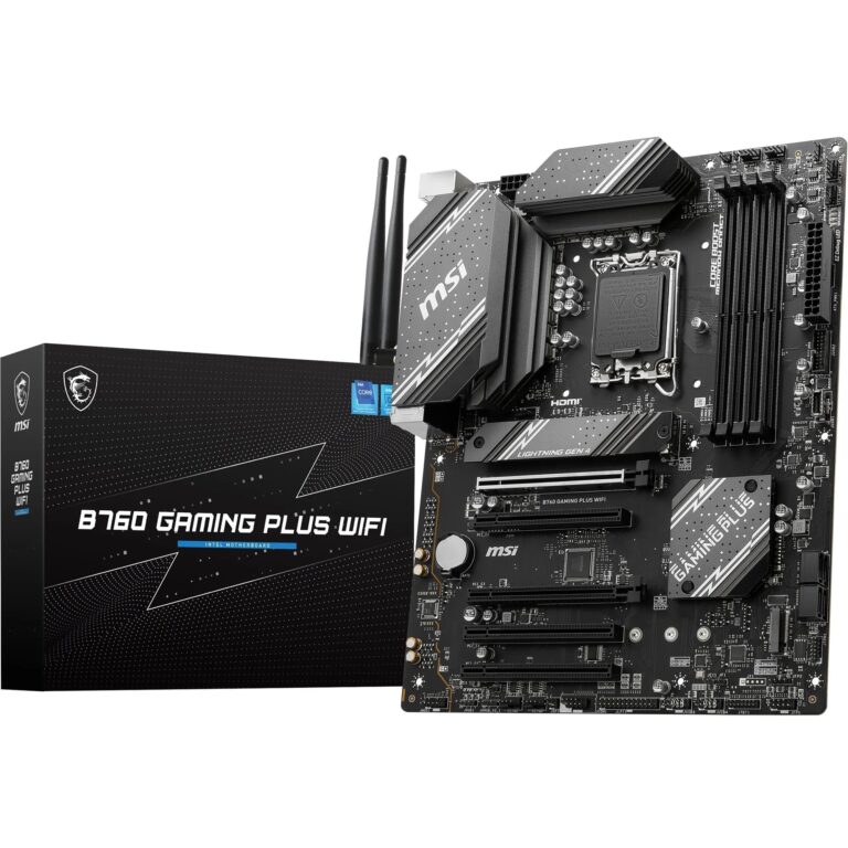 MSI B760 Gaming Plus WiFi Motherboard Intel B760 LGA 1700 ATX