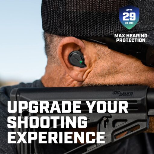 AXIL XCOR PRO Wireless Earbuds Bluetooth — HearPRO Buds with Touch Control — Bluetooth Enhancement — Hearing Protection — Dust & Water Resistant — Wind Resistant True Wireless Earbuds. - Image 6