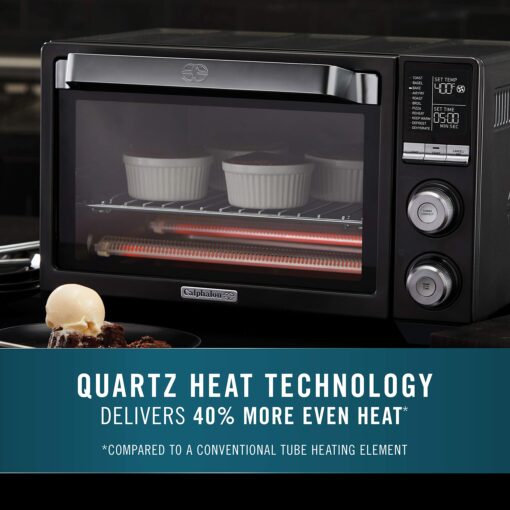 Calphalon Air Fryer Oven, 11-in-1 Toaster Oven Air Fryer Combo, 26.4 QT/25 L, Fits 12" Pizza, Stainless Steel - Image 6