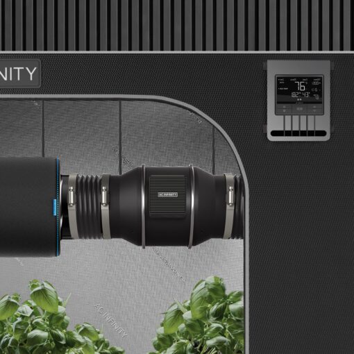 AC Infinity Air Filtration PRO Kit 6”, Inline Fan, Temperature Humidity VPD Controller with WiFi App Control, Carbon Filter, Ducting, Ventilation System for Grow Tents, Hydroponics, Indoor Gardening - Image 2