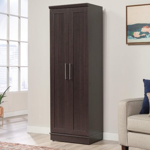 Sauder HomePlus Kitchen Pantry Storage Cabinet with Adjustable Shelves, Laundry Bathroom, L: 23.31" x W: 17.01" x H: 71.18", Dakota Oak - Image 8