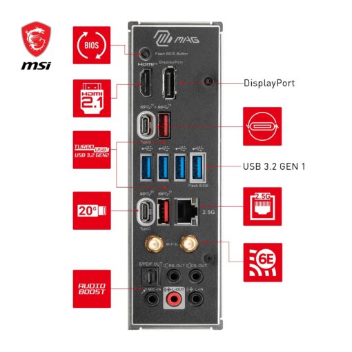 MSI MAG X670E Tomahawk WiFi Motherboard AMD X670 Socket AM5 ATX - Image 3