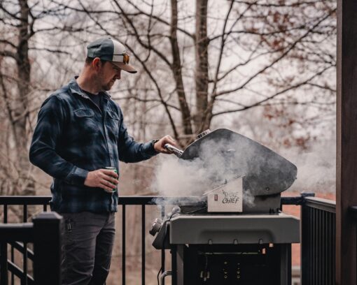 Smokehouse Smoke Chief 2.0 Stainless Steel Cold Smoke Generator, Easily Connects to Any Grill to Quickly Produce Delicious Smoked Foods - Image 2