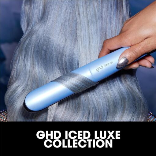 ghd Chronos Styler ―1" Hair Straightener | Holiday Limited Edition ICY Blue | 3X Faster, High-Definition Results That Last 24hrs | 85% More Shine, 2X Less Frizz & No Heat Damage - Image 8