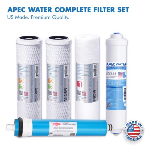 APEC Water Systems Ultimate RO-Hi Top Tier Supreme Certified High Output Fast Flow Ultra Safe Reverse Osmosis Drinking Water Filter System - Image 7