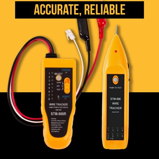 InstallerParts Network Tool Kit 15 In 1 (2 Pack)- RJ45 Crimper Tool Cat 5 Cat6 Cable Electrical Tester, Gauge Wire Stripper Cutting Twisting Tool, Ethernet Punch Down Tool, Screwdriver, Knife - Image 9