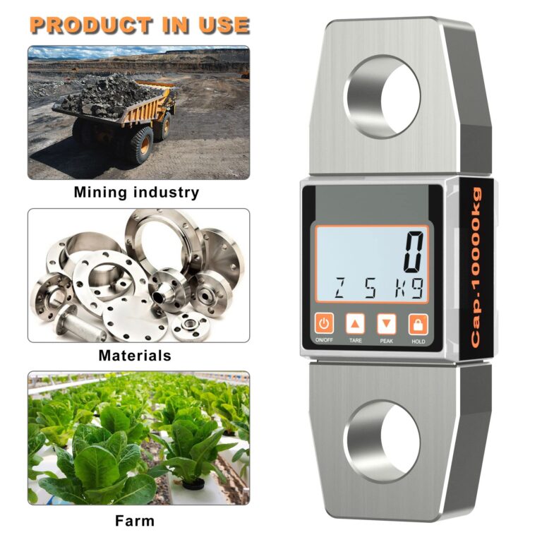 Portable Crane Scale 10T LCD Digital High Precision Weighing Scale Electronic Hook Hanging Scale - Image 6