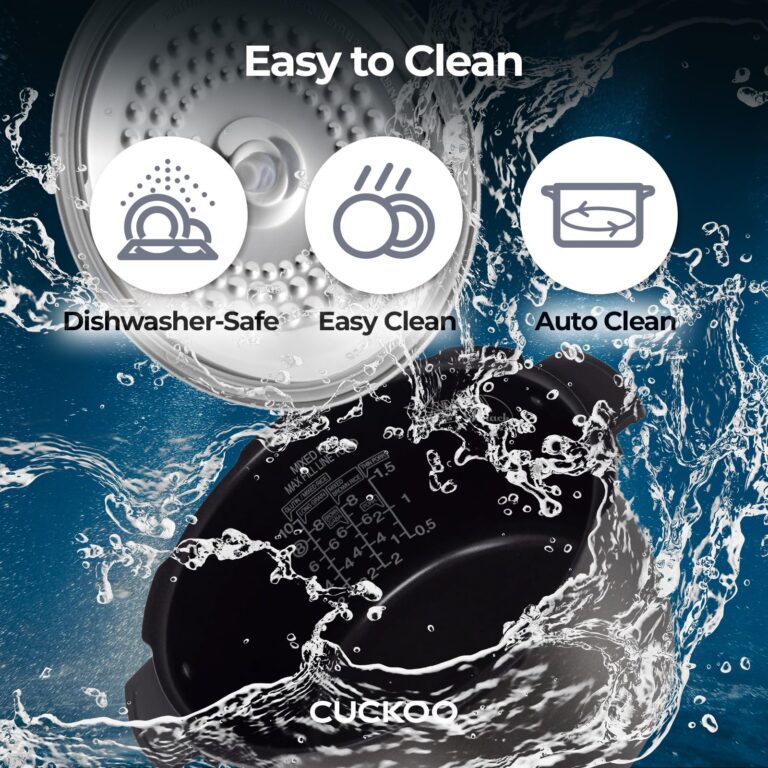 CUCKOO CRP-P1009SB 10-Cup (Uncooked) / 20-Cup (Cooked) Heating Pressure Rice Cooker & Warmer with Nonstick Inner Pot, 13 Menu Modes, Fuzzy Logic Tech, 3 Voice Guide, Auto Clean (Black) - Image 2