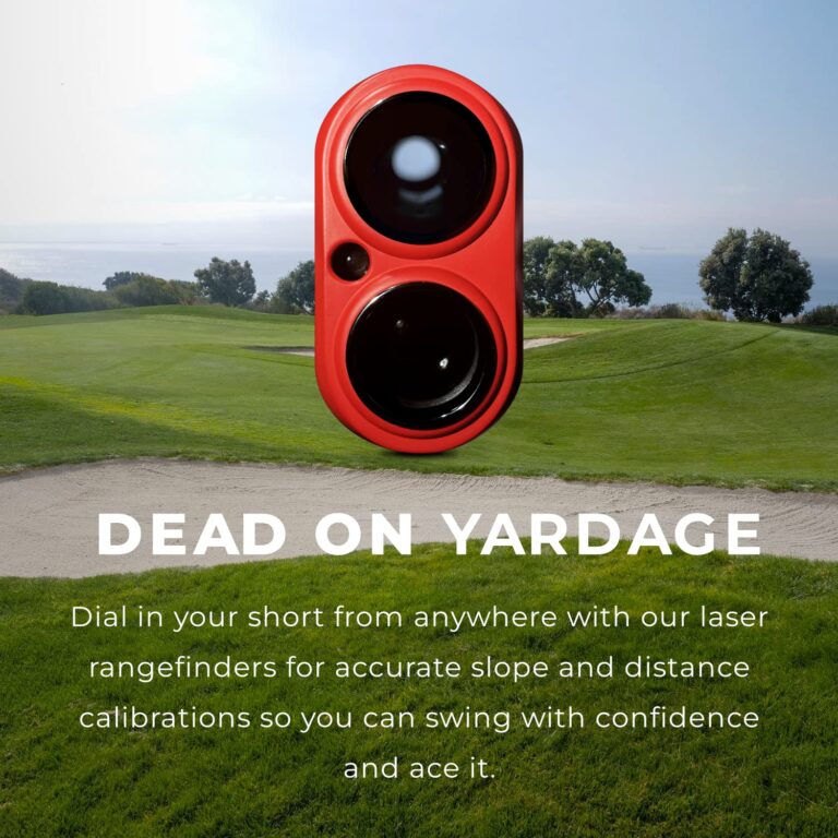 My Golfing Store Eagle Eye Elite Golf Rangefinder with Slope | Precision Laser Range Finder for Golfing | Magnetic Holder | with Batteries | Yardage Measuring Device | Accessories Included - Image 5