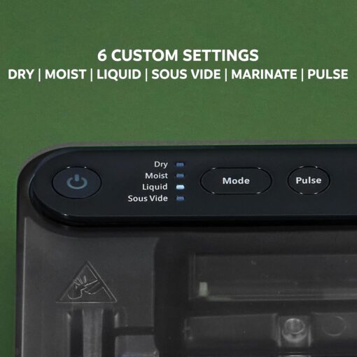 FoodSaver® Elite All-in-One Liquid+™ Vacuum Sealer with Bags, Rolls, and Accessories, Dark Stainless Steel - Image 5