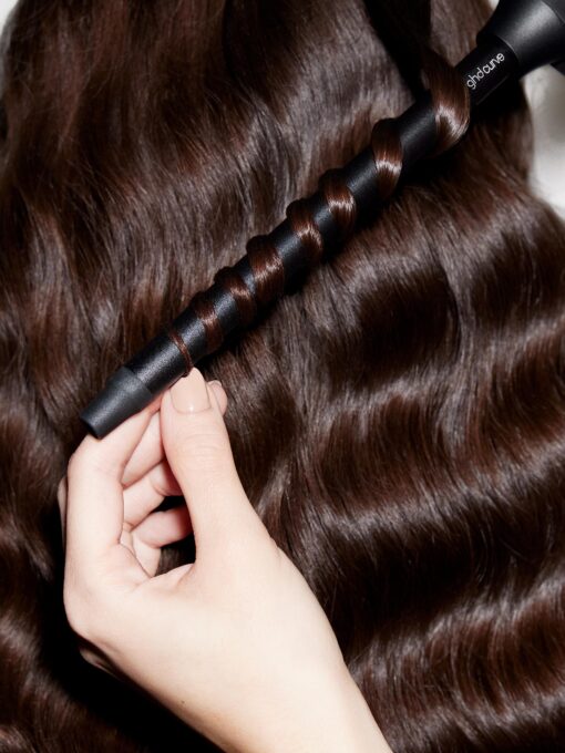 ghd Thin Wand Hair Curler ― 0.5" Hair Curler Wand with Safer-for-Hair Styling Tool Temperature, Perfect Curling Wand to Create Tight Curls in Seconds with All Day Curl Hold ― Black - Image 4