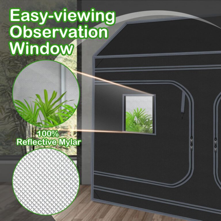 Grow Tent Plant Tent 98"x48"x72" Roof Cube Grow Tent for Hydroponics Indoor Plant Growing - Image 8