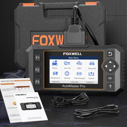 2025 FOXWELL NT614 Elite OBD2 Scanner with 5 Resets ABS Bleeding/SAS Calibration/Oil/EPB/Throttle, Upgrade of NT604 Code Reader Scan Tools, ABS SRS Engine Transmission Battery Test Car Scanner - Image 2