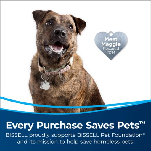BISSELL 24613 Pet Hair Eraser Turbo Plus Lightweight Vacuum, Tangle-Free Brush Roll, Powerful Pet Hair Pick-up, SmartSeal Allergen System, Specialized Pet Tools, Easy Empty Dirt Tank - Image 7