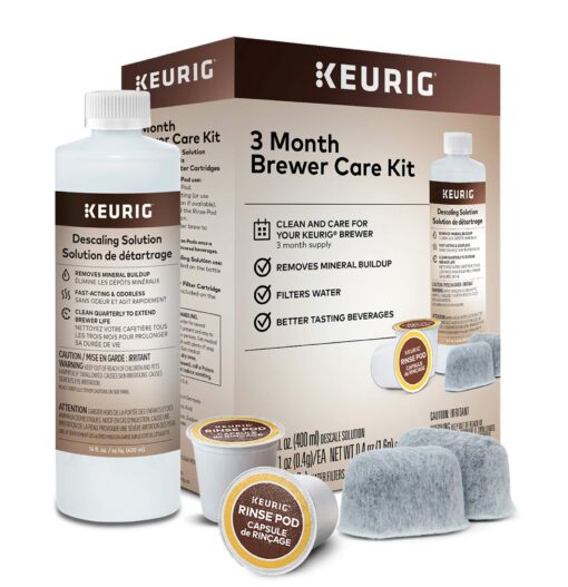 Keurig® K-Supreme Plus Single Serve K-Cup Pod Coffee Maker 3-Month Brewer Maintenance Kit - Image 4