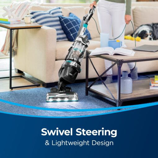 Bissell MultiClean Allergen Rewind Pet Vacuum with HEPA Filter Sealed System, Automatic Cord Rewind, Tangle-Free Brush Roll, & LED Headlights, 3402 - Image 2