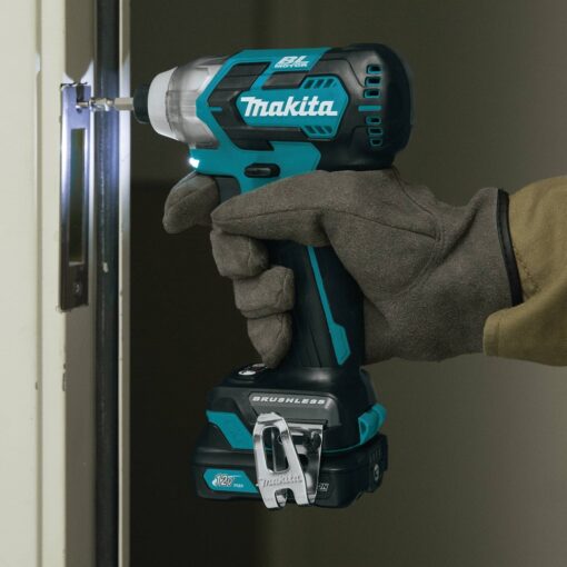 Makita DT04R1 12V Max CXT Lithium-Ion Brushless Cordless Impact Driver Kit (2.0Ah), - Image 4