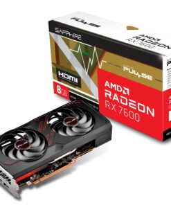 Sapphire 11324-01-20G Pulse AMD Radeon RX 7600 Gaming Graphics Card with 8GB GDDR6, AMD RDNA 3