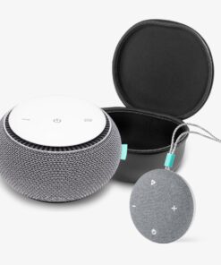 SNOOZ Original White Noise Sound Machine, SNOOZ Go Portable Noise Machine, and Travel Case Bundle