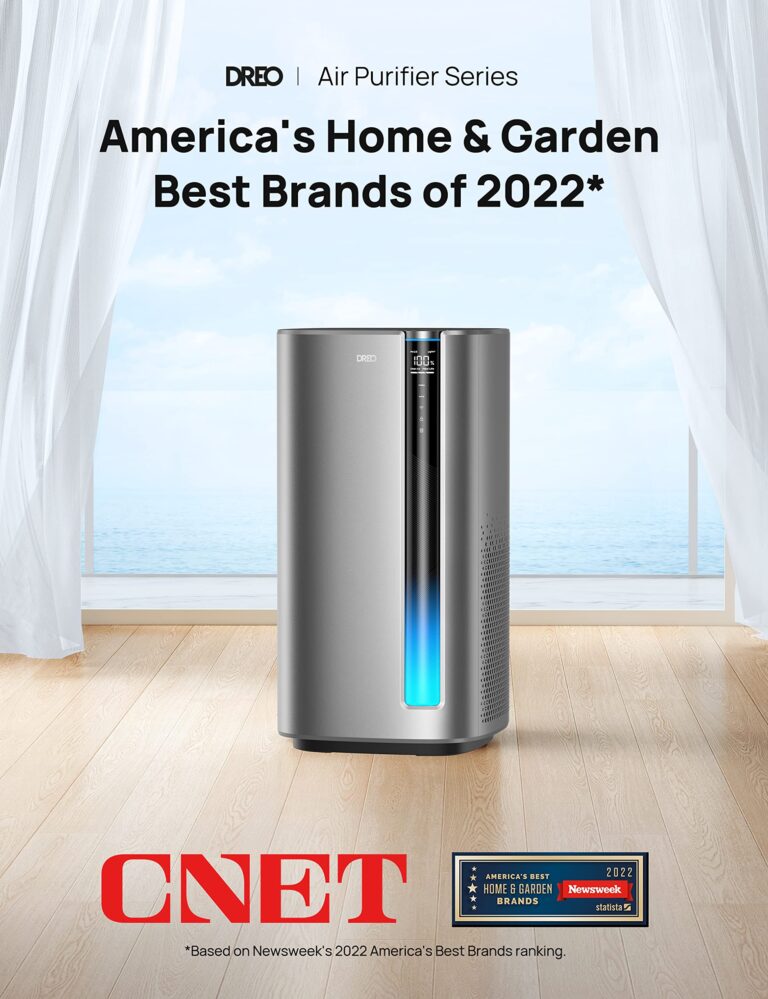 Dreo Air Purifiers for Home Large Room Bedroom, H13 True HEPA Filter Removes 99.985% of Pets Hair Particles Dust Smoke Pollen, PM2.5 Monitor, Auto Mode, Smart WiFi Voice Control, Works with Alexa - Image 7