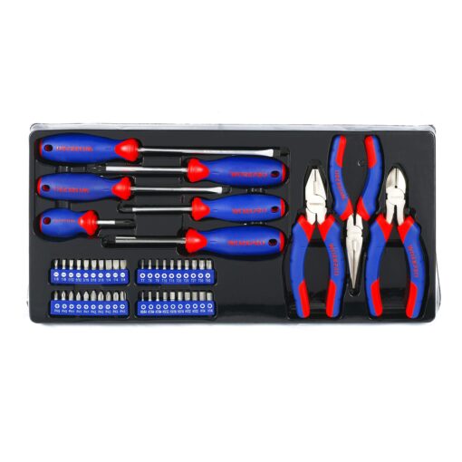 WORKPRO 408-Piece Mechanics Tool Set, General Household Home Repair Tool Kit with 3-Drawer Heavy Duty Metal Box, Hand Tool Kit Set 1 Pack - Image 7