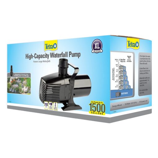 Tetra 14941 pond Waterfall Pump for Ponds, Debris 3150 Gph Handling Pump High Capacity,Ponds Up to 1500 Gallons - Image 5