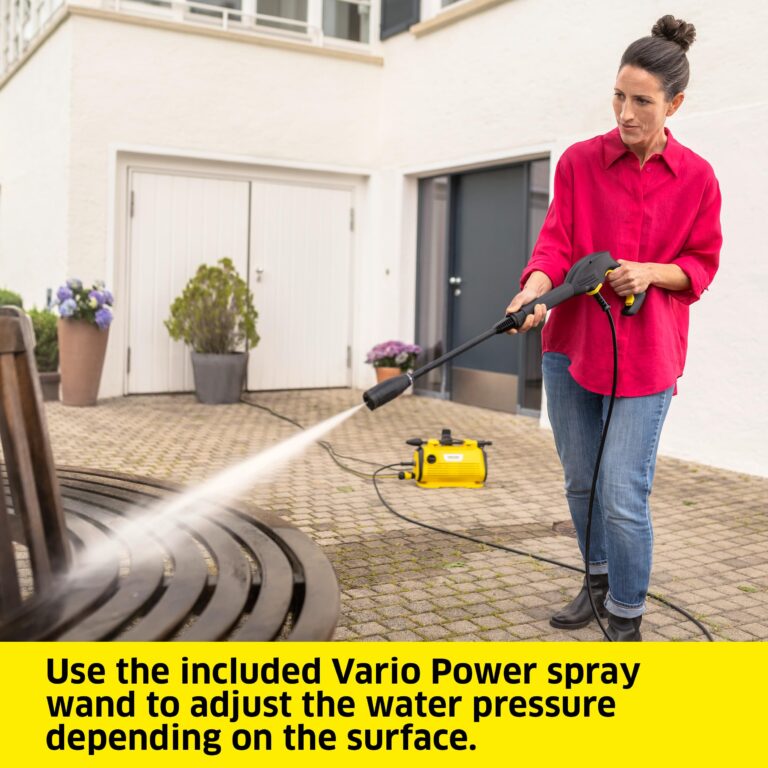 Kärcher Pressure Washer K 3 Horizontal FJ, Vario Power Spray Wand, Dirt Blaster, Foam Cannon -for Cars, Decks, Driveways, Siding, Patios, max. 2100 PSI 1.45 max. GPM - Image 5
