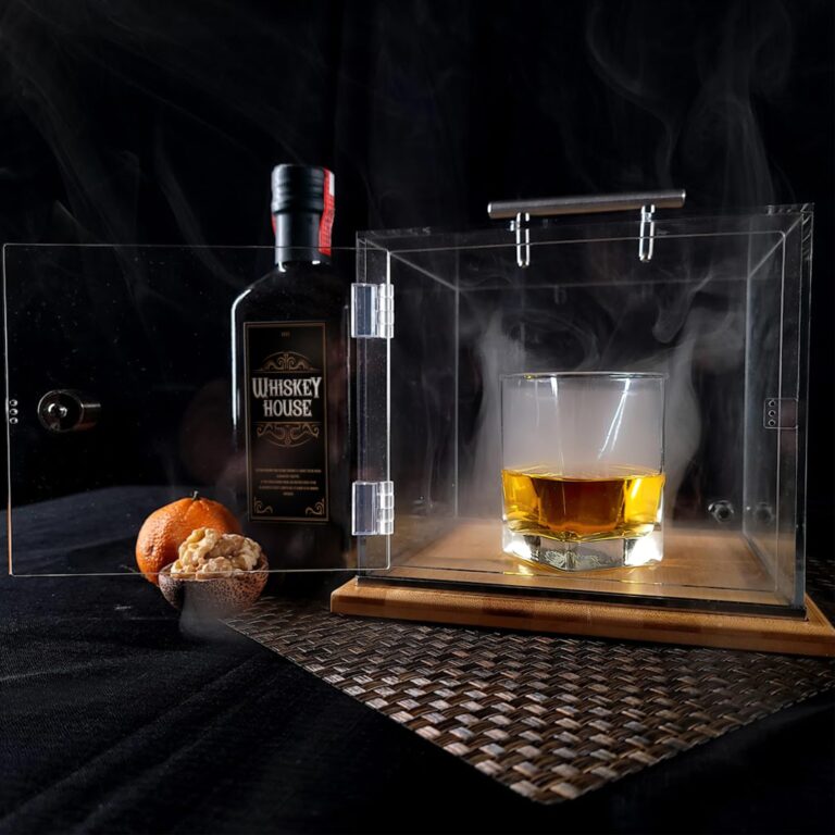 SIGVAL The Smoking Cube - Cocktail Smoker and Smoking Box Kit, Magnetically Removable Display Board, with Wood Chips - Image 8