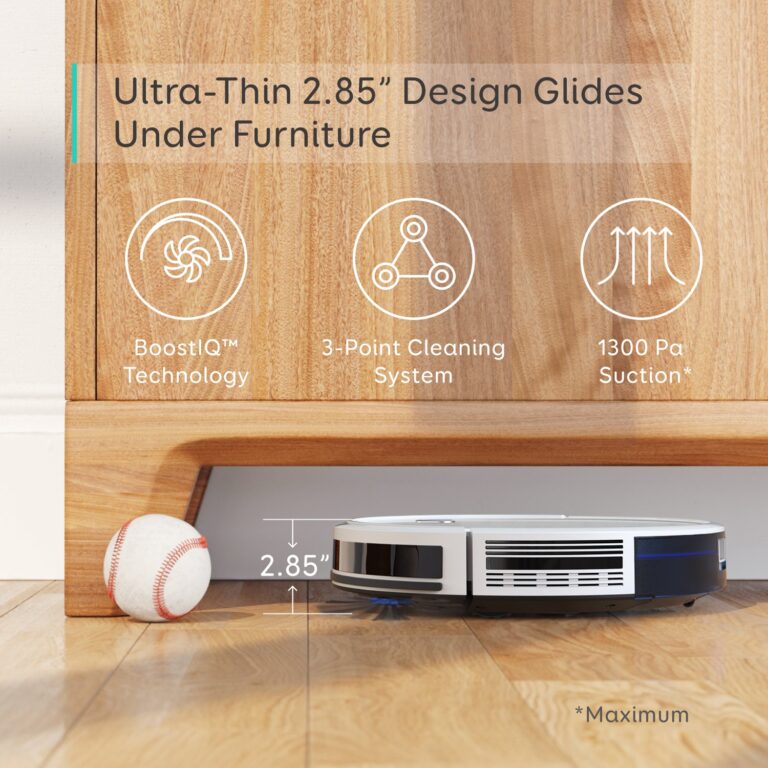 eufy BoostIQ RoboVac 11S (Slim), Robot Vacuum Cleaner, Super-Thin,Powerful Suction, Quiet, Self-Charging Robotic Vacuum Cleaner, Cleans Hard Floors to Medium-Pile Carpets - Image 6