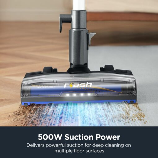 Eureka Corded Stick Vacuum Cleaner for Home Pet Hair, Lightweight Vacuum Cleaner with Powerful Suction for Carpet Tile and Hard Floor, Blue, NES520BL 2-in-1 Flash Handheld Vac - Image 6