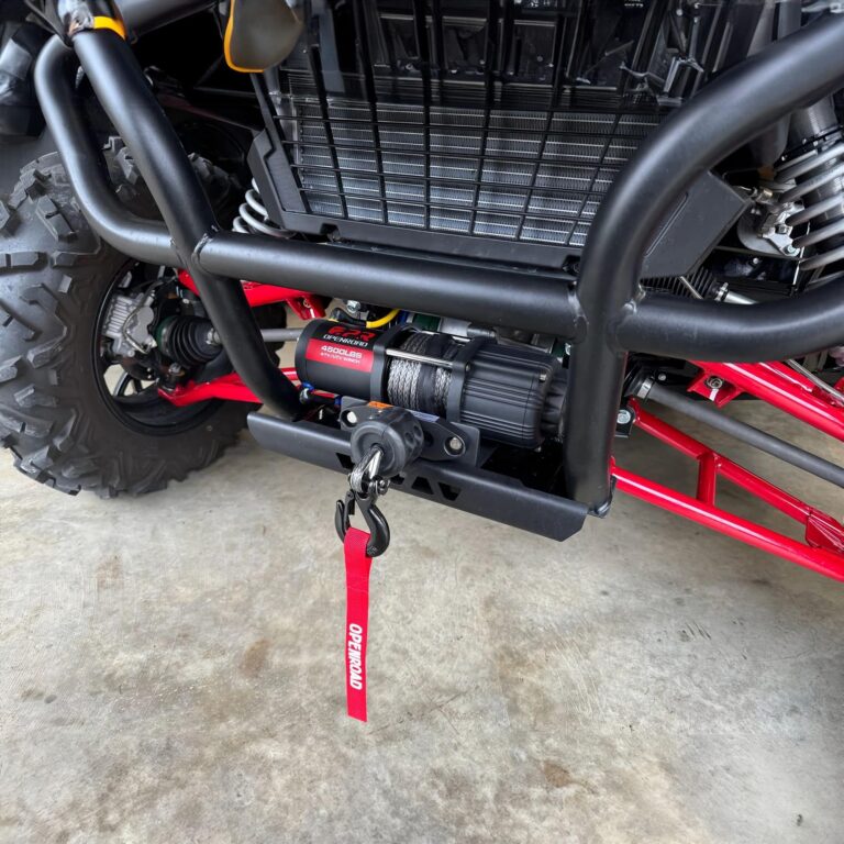 OPENROAD 4500 lb ATV/UTV Winch,Waterproof IP67 Electric Winch with 1/4"×50' Synthetic Rope,Wireless Remote and Winch Stopper (4500lb Without Mounting Plate) - Image 7