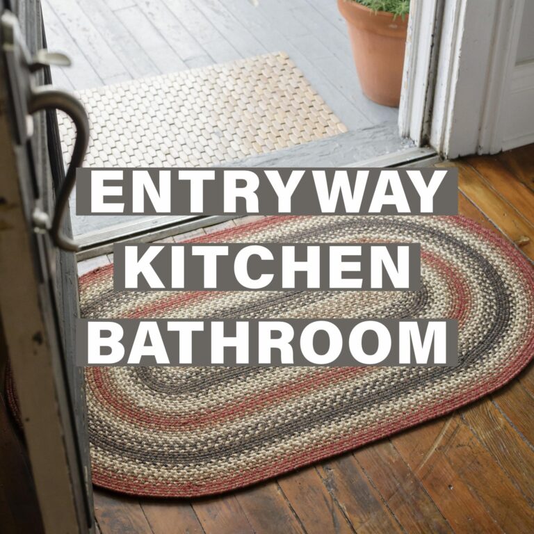 Homespice Chester Red Country Braided Hall Runner 22x72 The Perfect Kitchen Runner Rug - Image 4
