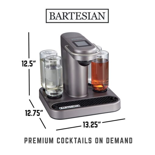 Bartesian Premium Cocktail and Margarita Machine for the Home Bar with Push-Button Simplicity and an Easy to Clean Design (55300) (Renewed) - Image 5
