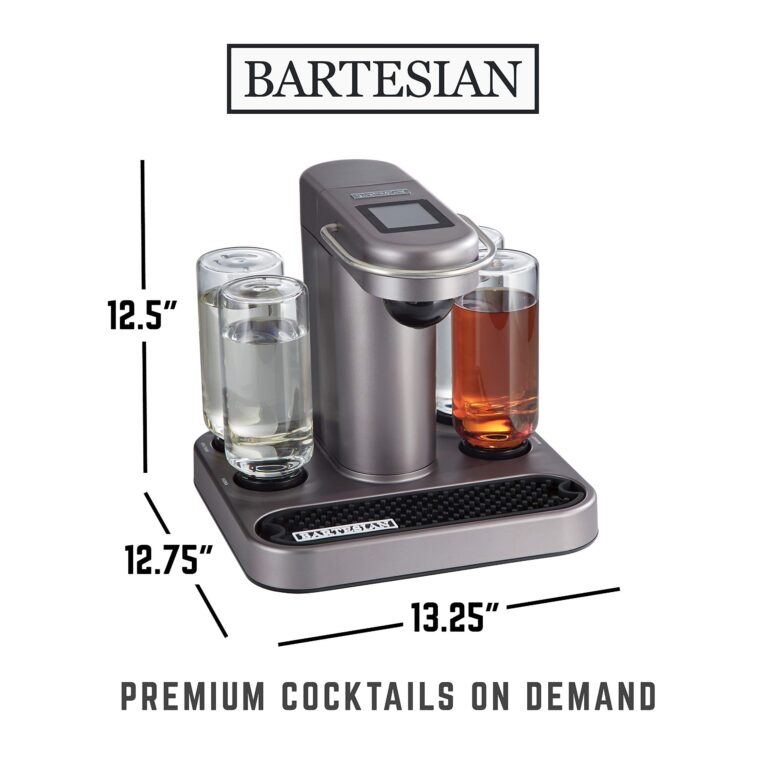 Bartesian Premium Cocktail and Margarita Machine for the Home Bar with Push-Button Simplicity and an Easy to Clean Design (55300) (Renewed) - Image 5