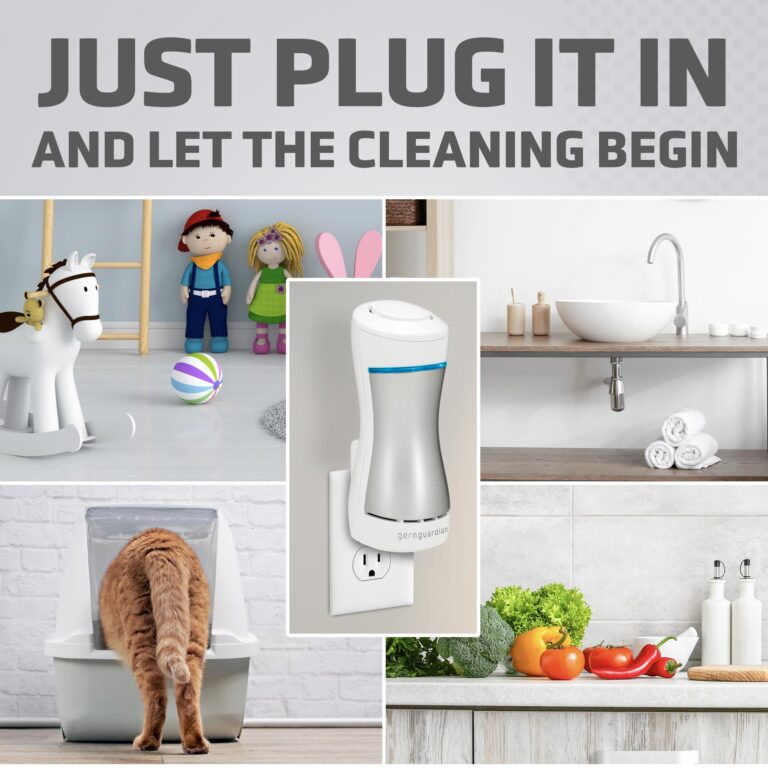 GermGuardian GG1000 Pluggable UV-C Sanitizer and Deodorizer, Kills Germs, Freshens Air and Reduces Odors from Pets, Smoke, Mold, Cooking and Laundry, 6-Pack - Image 6