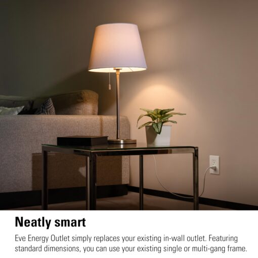 Eve Energy Outlet (Matter) 3-Pack – Smart Outlet & Power Meter, App & Voice Control, No Bridge, Thread, Works with Apple Home, Alexa, Google Home, SmartThings, 100% Privacy, Requires Thread Router - Image 6