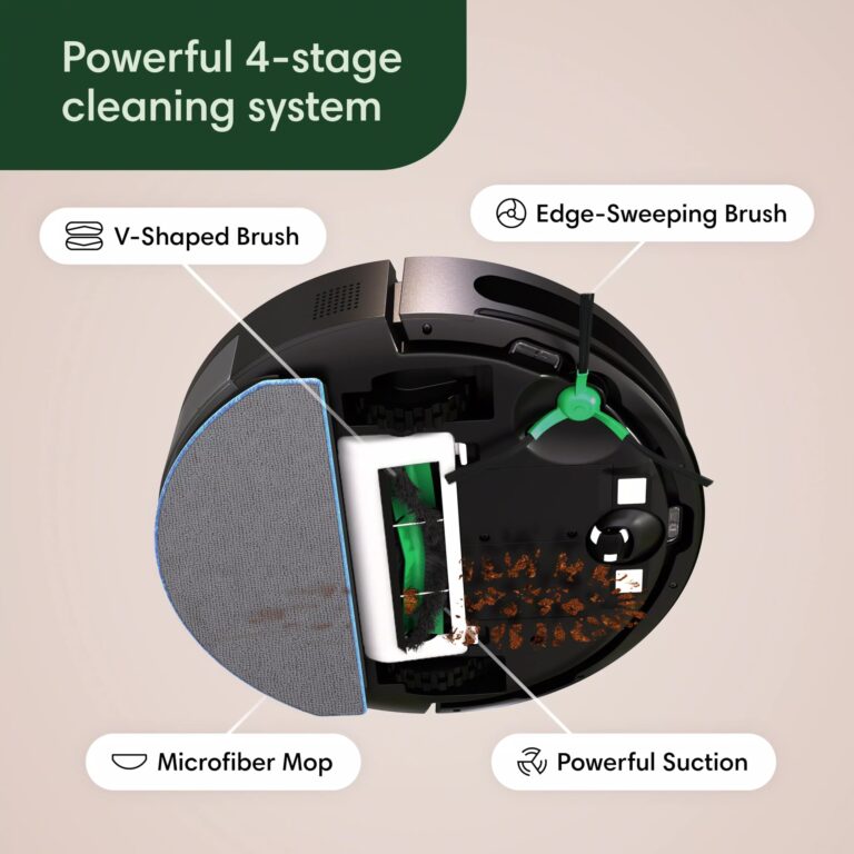 iRobot Roomba Robot Vacuum and Mop Combo (Y0140) - Vacuums and mops, Easy to use, Power-Lifting Suction, Multi-Surface Cleaning, Smart Navigation Cleans in Neat Rows, Self-Charging, Works with Alexa - Image 9