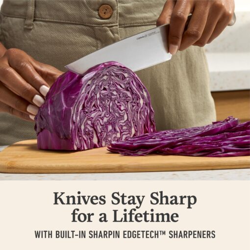 Premier by Calphalon® 15-Piece Knife Set with SharpIN™ EdgeTech, Stainless Steel Handles - Image 6
