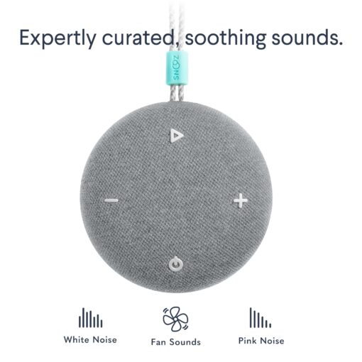 SNOOZ Original White Noise Sound Machine, SNOOZ Go Portable Noise Machine, and Travel Case Bundle - Image 5