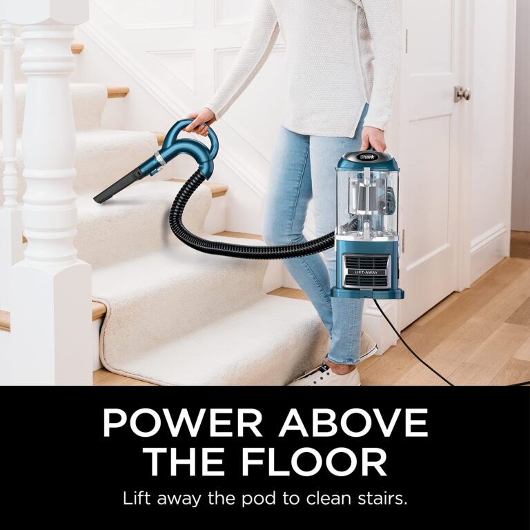 Shark Upright Vacuum, Navigator Lift-Away with Self-Cleaning Brushroll, HEPA Filter, Swivel Steering, Upholstery Tool & Pet Crevice Tool, Perfect for Pets & Multi-Surface, Teal, ZU503AMZ - Image 9