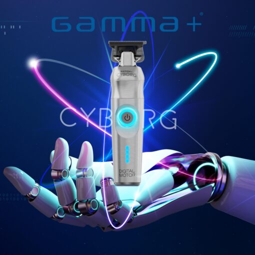 GAMMA+ Cyborg Professional Meta Cordless Ergonomicl Hair Trimmer with Digital Brushless Motor - Image 2