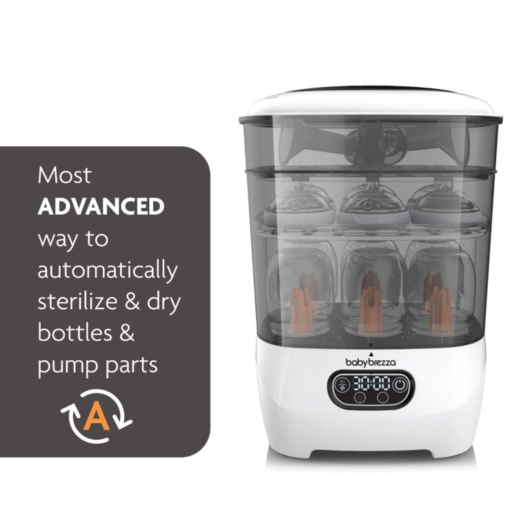 Baby Brezza Bottle Sterilizer and Dryer Advanced – Electric Steam Sterilization Machine Universal Sterilizing for All Bottles: Plastic + Glass Pacifiers Breast Pump Parts - HEPA Filtration - Image 4